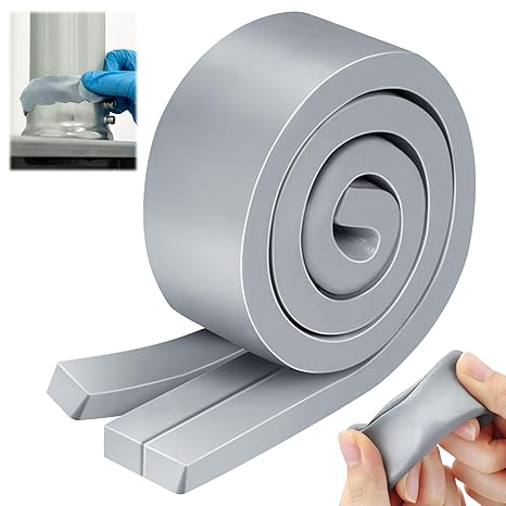 1 Pack Moldable Silicone Putty Grey Pre-Cut Strips