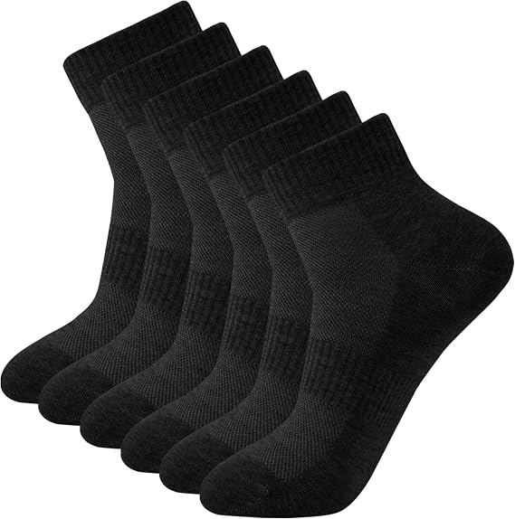 Mens Anti Odor Sweat Proof Seamless Breathable Cotton Ankle Running Socks
