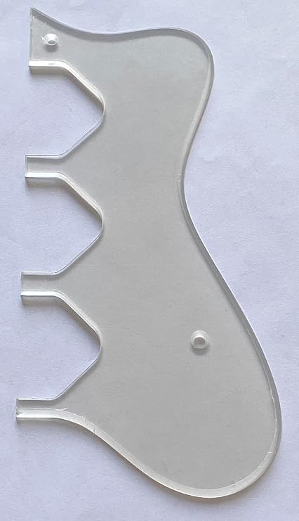 For Riviera Epiphone P93 Style Guitar Pickguard (1 Ply Clear Transparent)