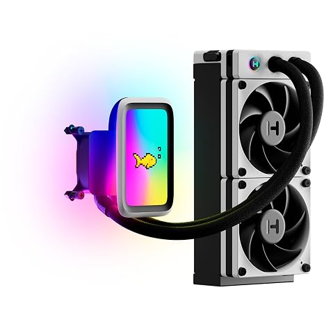 HYTE Thicc Q60 All-in-One Heatsink, IPS Screen 5 Inch - 240 mm