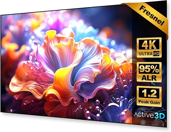 Fresnel ALR CLR data projector screen Fixed frame 100