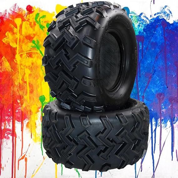 2 Pack ATV Tires 22X10.00-10 ATV Tires, 10 Rim ATV/UTV Tires, 4PR Mud Trail Tires(Set of 2, Tubeless)