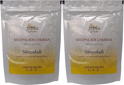 SITOPALADI Powder USDA Certified Organic Ayurvedic Herb - 250g Zip Lock Pouch Pack of 2
