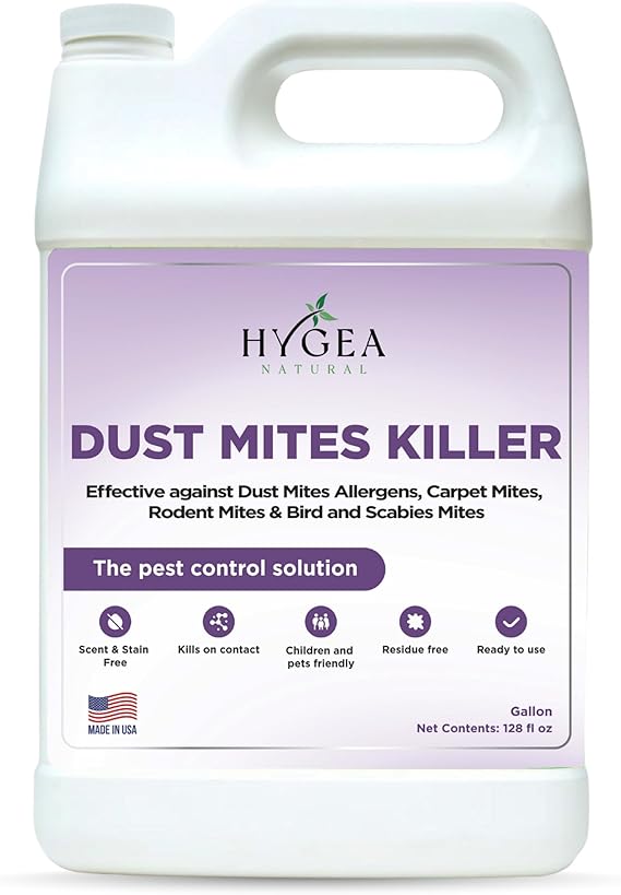 Hygea Natural Dust Mite Killer Spray 128 oz Unscented