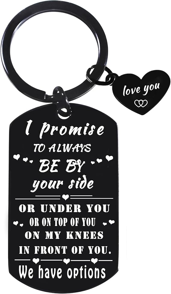 BESPMOSP Couple Keychain Gifts for Him Her - Valentines Day & Anniversary Keychain - I Love You Gifts for Husband Wife Boyfriend Girlfriend