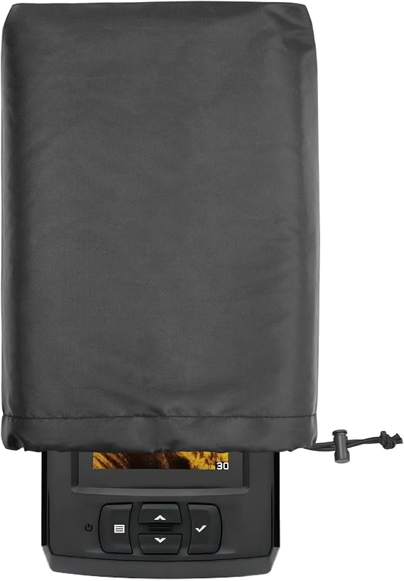 Fish Finder Cover Fit for Garmin,Lowrance,Humminbird 3"-4" Screen Models Fishfinder Sun Cover Compatible with Garmin Striker 4 Lowrance Eagle 4 Waterproof Depth Finder Covers for Fishing Graph(Black)