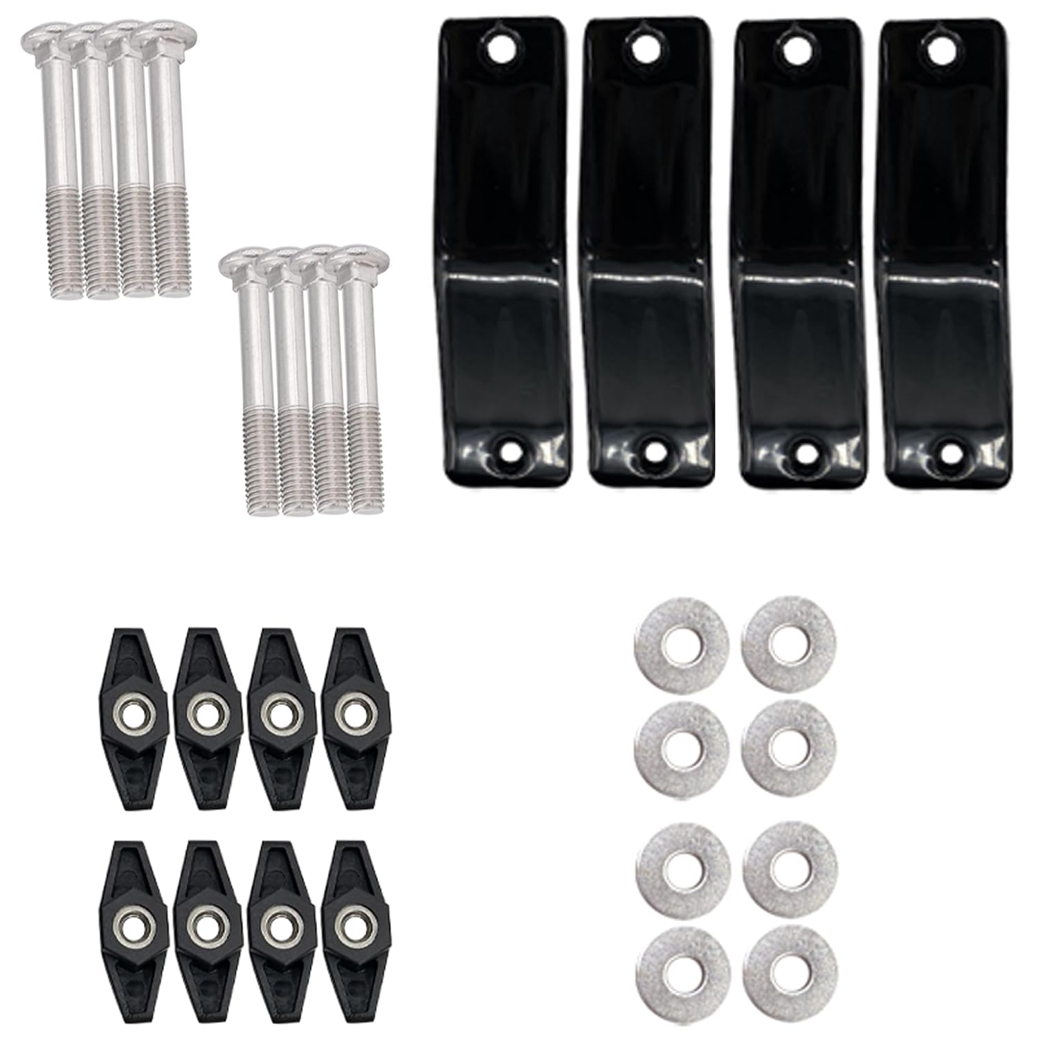 Plate, Bolt, Nut, and Washer Combo for Kayak Roof Racks
