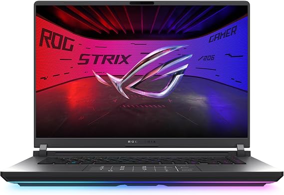 ASUS ROG Strix G16 (2025) Gaming Laptop, 16 ROG Nebula 16:10 2.5K 240Hz/3ms, NVIDIA GeForce RTXTM 5070 Ti, Intel CoreTM Ultra 9 Processor 275HX, 32GB DDR5, 1TB SSD, Wi-Fi 7, Win11 Home, G615LR-AS96