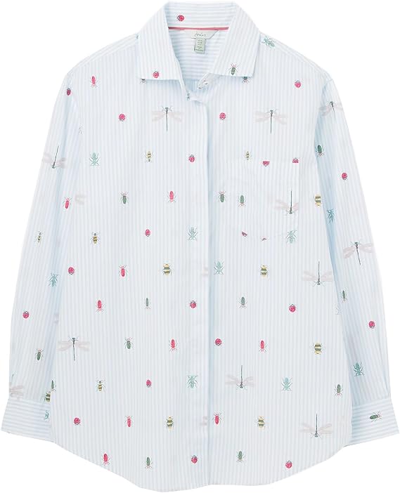Joules Women's Amilla Drop Shoulder Button Down Shirt