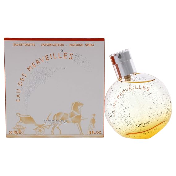 Hermes Eau Des Merveilles Eau De Toilette Spray 1.6 oz