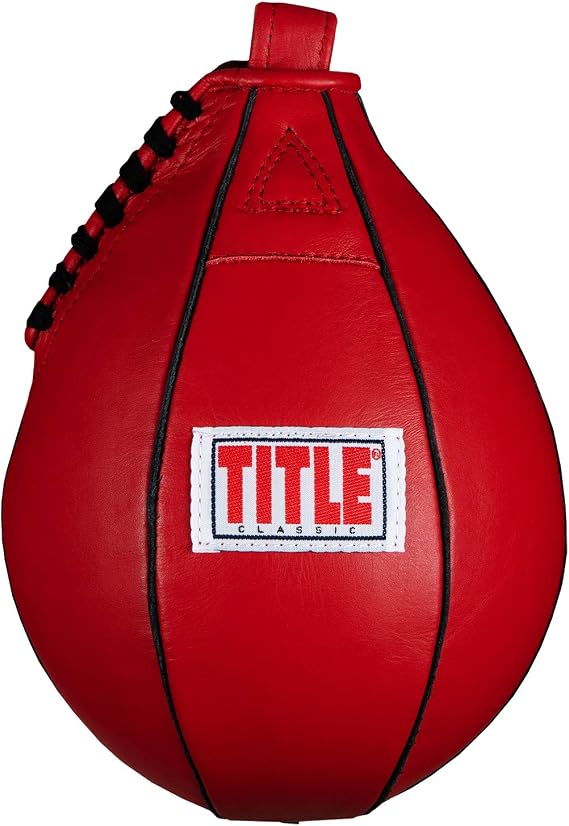 Title Classic Speed Bag, Red, 5" x 8" - Boxing Speed Bag