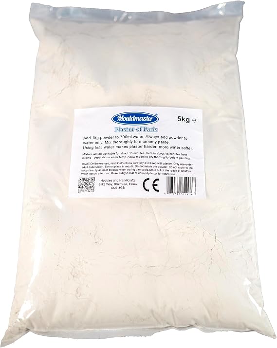 Mouldmaster 5 Kg Plaster of Paris, White