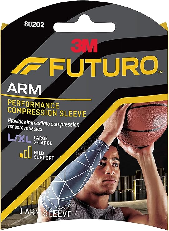 Futuro Sport Performance Compression Arm Sleeve, Large/X-Large