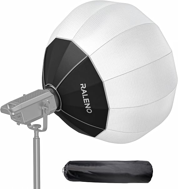 RALENO 26"/75CM Quick Release Lantern Softbox Diffuser, 360 Light Effect