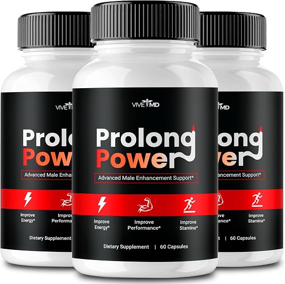 VIVE MD Prolong Power Pills, Prolong Power Supplement Capsules, ProlongPower Capsules, Prolong Power Advanced Formula, Prolong Power All-Natural Support Formula, ProlongPower Pills Reviews (3 Pack)