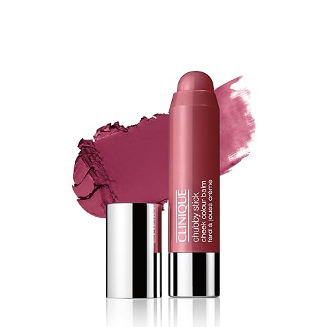 Clinique Chubby Cream Blush Stick Cheek Colour Balm | Blush For Cheeks | Long Lasting + Buildable | Create A Healthy Looking Glow | Perfect For Travel