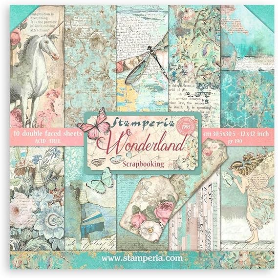 Stamperia Intl Scrapbooking Paper, Multi 10 Count(Pack of 1)