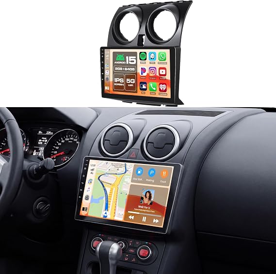 Car Radio for Nissan Qashqai J10 2006-2016 Wireless CarPlay Android Car