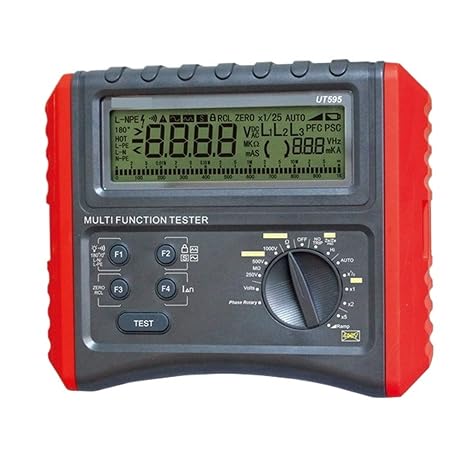 UT595 Multifunction Loop Testers Earth Ground Line Loop Impedance Tester Insulation Resistance Meter