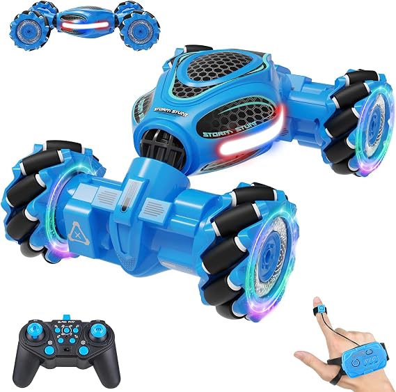 Gesture Sensing RC Stunt Car, Remote Control 2.4GHz 4WD Hand Controlled Car