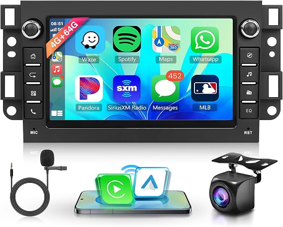 Hodozzy 4G+64G Radio for Chevrolet Aveo Spark Captiva Epica 2002-2011