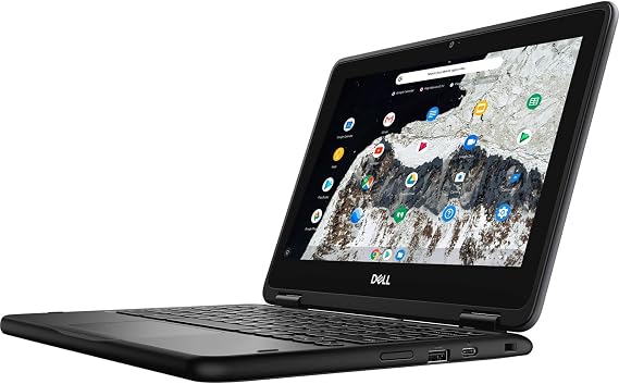 Dell Chromebook 11 3000 3100 11.6" Touchscreen Convertible 2 in 1 Chromebook - HD - 1366 x 768 - Intel Celeron N4020 Dual-core (2 Core) 1.10 GHz - 8 GB RAM - 32 GB Flash Memory - Black
