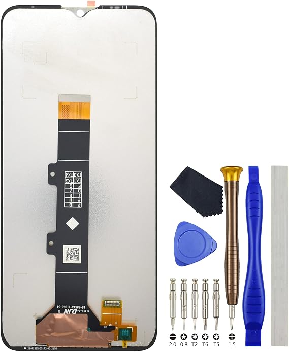 Full LCD Digitizer Touch Screen Assembly Replacement for Motorola Moto E20 XT2155 XT2155-1 XT2155-3 Black