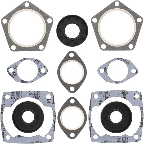 Generic Motorcycle & Scooter Replacement Parts & Accessories For CCW Kioritz 400/1, 400/2, 400/3, 400/4, 400 cc Full Gasket Set and Crank Seals Index-TRF965-21905, black