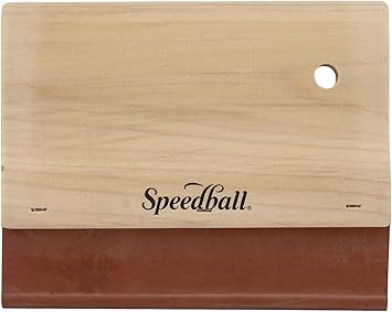 Speedball Nitrile Squeegee, 6-Inch, 65 Durometer for Fabric Silk Screen Printing