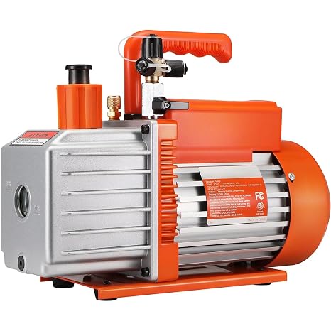 5 CFM Vacuum Pump Air Conditioning Vacuum Pump 2 Stage Rotary Vane HVAC