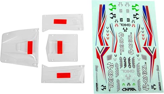 Axial Body Panel Set, Clear: Capra 1.9 UTB, AXI230012