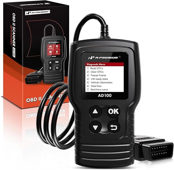 A-Premium AD100 Universal OBD2 Scanner Diagnostic Tool Car Code Reader
