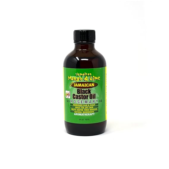 Jamaican Mango & Lime Black Castor Oil Rosemary, 4 Fl Oz