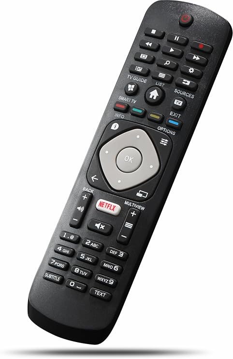 Universal Replacement Remote Control Compatible with All Philips Smart TVs