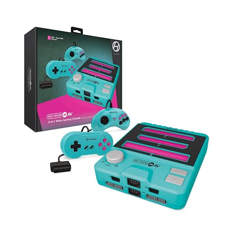 Hyperkin RetroN 3 (3-in-1) AV Gaming Console with Controllers -Hyper Beach