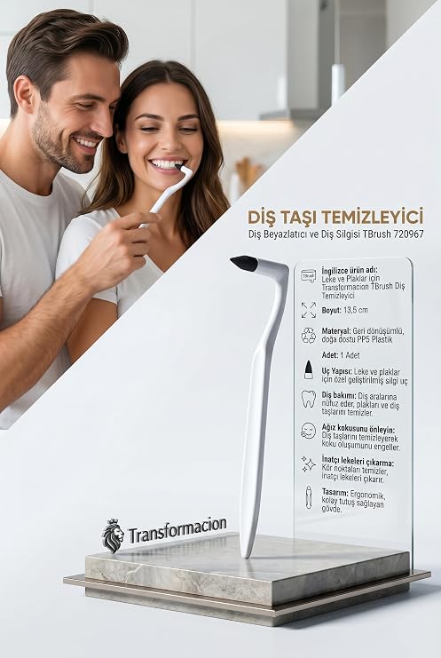 Transformacion Diş Taşı Temizleyici Diş Beyazlatıcı ve Diş Silgisi TBrush 720967