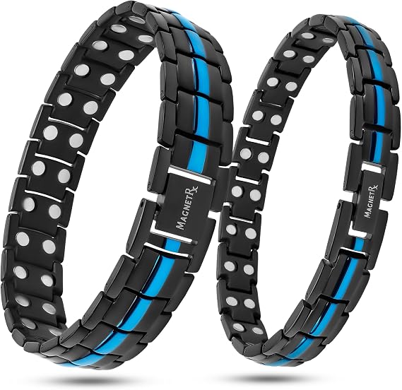 MagnetRX Ultra Strength Magnetic Bracelets for Couples Premium Magnetic Bracelets for Men and Women His and Hers Matching Set