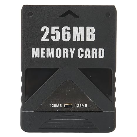 LOCADENCE 2 in 1 Game Console Memory Card, Plug and Play Memory Card for PS2 Game Console (256MB)