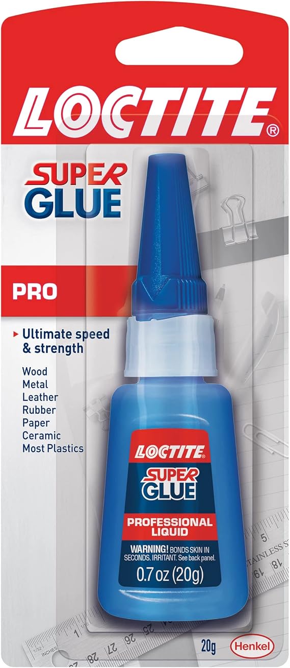 Loctite 1405419 Super Glue Liquid Professional, 0.7 oz, Clear (4-Pack)