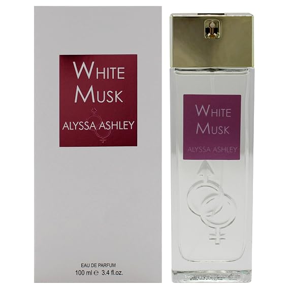 Alyssa Ashley White Musk - Luxurious Perfumes for Women with Sicilian Bergamot and Ylang Ylang - Long Lasting Women Perfume - 3.4 oz EDP Spray