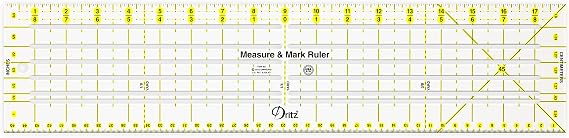Dritz Measure & Mark Ruler, Clear