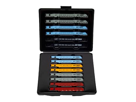 VCT 14pc Universal Jigsaw Saw Blade Set Jig Saw U Shank Jig Saw Blade