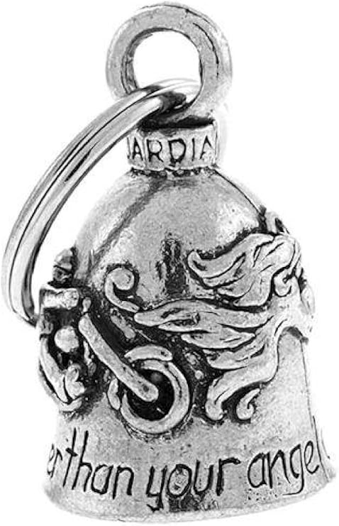 Never Ride Faster Then Your Angel Can Fly Guardian Biker Bell (1)