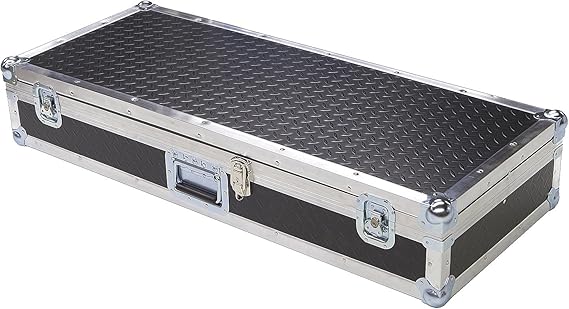 Standard Keyboard Case for Korg Pa3x PRO Arranger 76 Note, 1/4" Plywood, Diamond Plate, ATA Flight Ready, Touring Protection -
