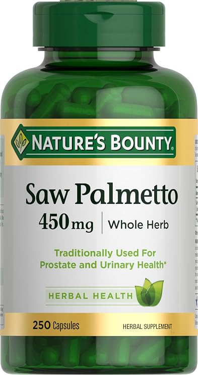 Nature's Bounty Saw Palmetto 450 mg, 100 Capsules