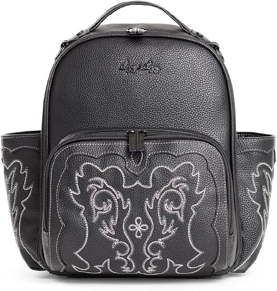 Itzy Ritzy Mini Diaper Bag Backpack - 10 Pockets w/Changing Pad (Outlaw)