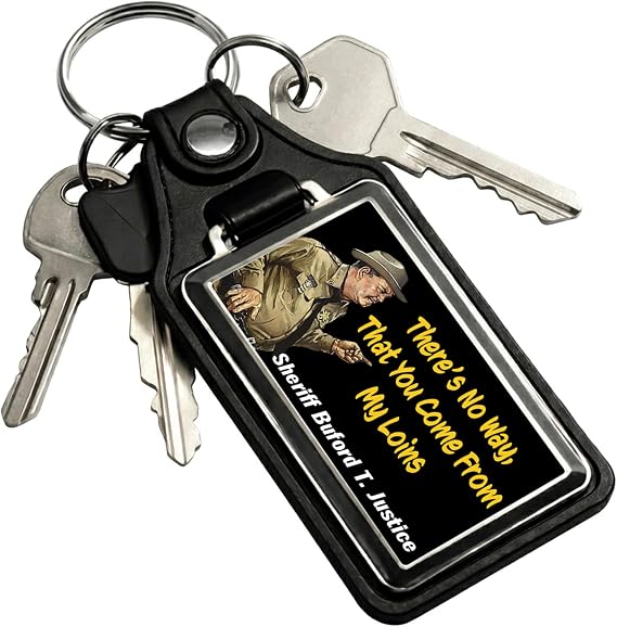 Brotherhood Car Key Chain for Buford T Justice - Smokey Bandit Keychain