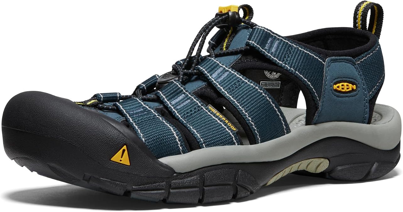 KEEN Newport H2 Men's Sandal, Navy Blue Medium Grey, 44 EU Large