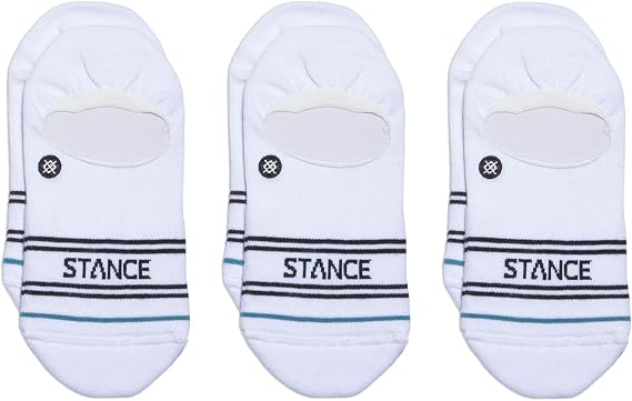Stance Basic 3-Pack No Show White LG (Men's Shoe 9-13)