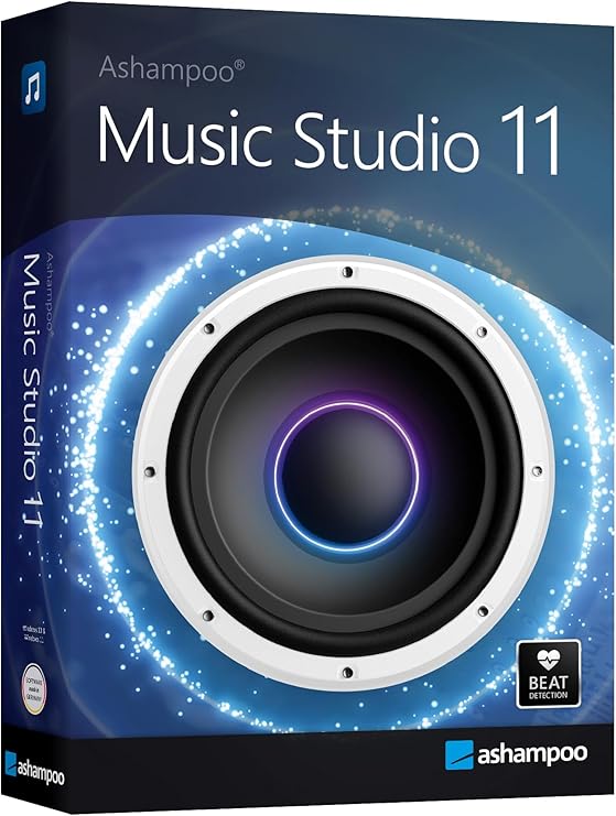 Music Studio 11 - Music software to edit, convert and mix audio files - Eight music programs in one for Windows 11, 10